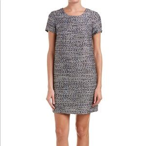 CeCe Short Sleeve Kayte Tweed Dress